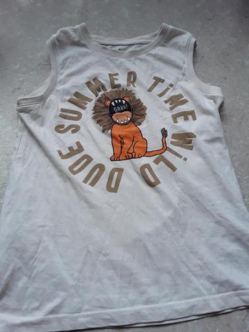 Lichtbeige tanktop jongen maat 128 C & A beschikbaar voor biedingen