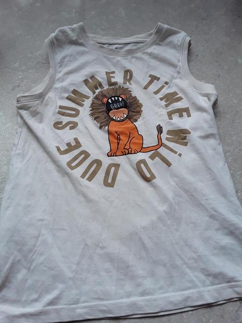 Lichtbeige tanktop jongen maat 128 C & A, Kinderen en Baby's, Kinderkleding | Maat 128, Zo goed als nieuw, Jongen, Ophalen of Verzenden