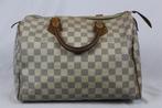 Louis Vuitton Speedy 30 Azure White, Ophalen of Verzenden, Gebruikt, Wit, Handtas