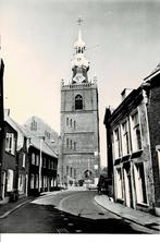 Overschie - Rotterdam, Grote Kerk, Verzamelen, Ansichtkaarten | Nederland, Ophalen of Verzenden, Zuid-Holland