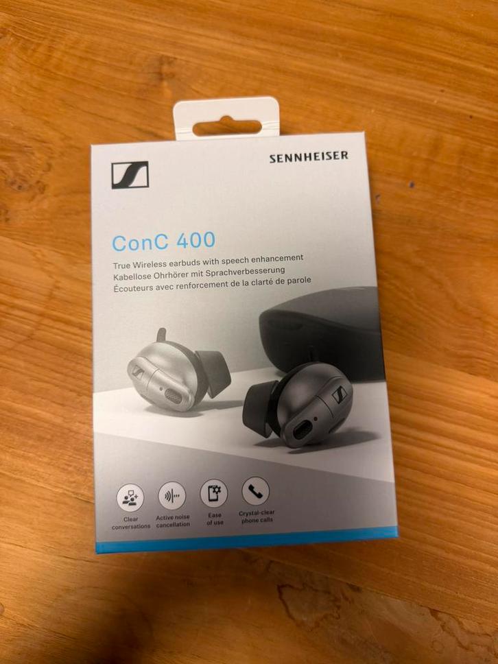 Sennheiser ConC 400 hearables, Audio, Tv en Foto, Koptelefoons, Nieuw, Op oor (supra aural), Sennheiser, Bluetooth, Ophalen of Verzenden