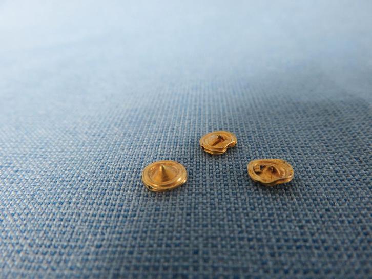 Keltisch beslag in goud - ca. 3 eeuw B.C. - bodemvondst, Antiek en Kunst, Antiek | Goud en Zilver, Goud, Ophalen of Verzenden