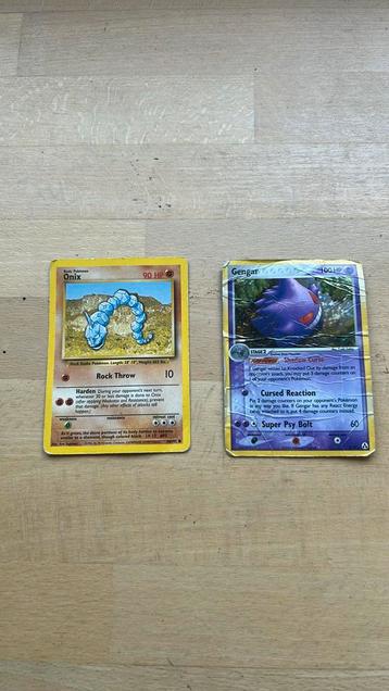 2 pokemonkaarten beschikbaar voor biedingen