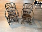 Rotan Kinderstoeltjes 2 stuks!, Huis en Inrichting, Stoelen, Ophalen, Gebruikt, Twee, Bruin