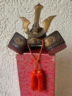 Vintage IJzeren Miniatuur Samurai Helm Kabuto, Verzamelen, Militaria | Algemeen, Ophalen of Verzenden