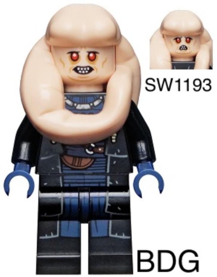 Lego Star Wars Bib Fortuna Zwart gewaad  SW1193, Kinderen en Baby's, Speelgoed | Duplo en Lego, Nieuw, Lego, Losse stenen, Verzenden