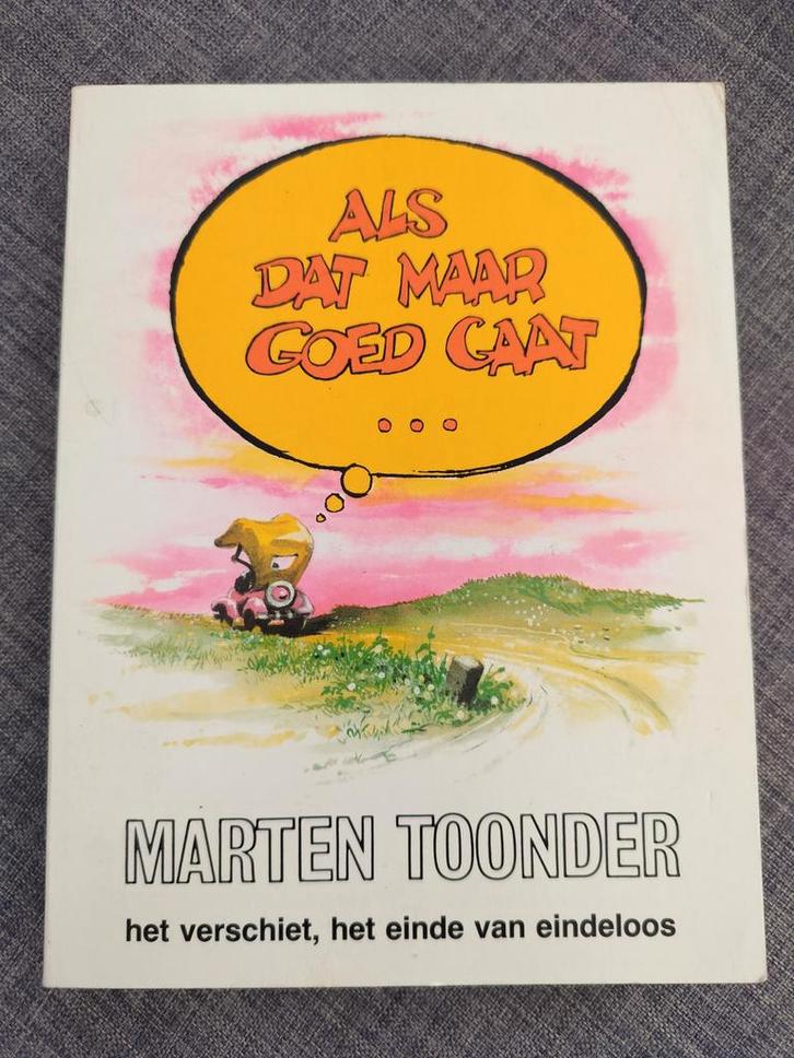 Marten Toonder - Als dat maar goed gaat

Het verschiet; het, Boeken, Stripboeken, Zo goed als nieuw, Eén stripboek, Ophalen of Verzenden