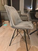 Grijze eetkamer stoel merk Kick, Ophalen, Gebruikt, Vier, Stof