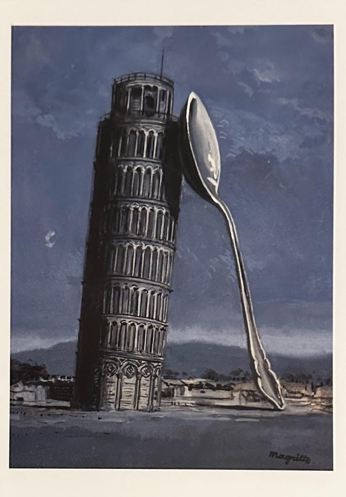 0513  RENÉ MAGRITTE ~ La nuit de Pise, Verzamelen, Ansichtkaarten | Themakaarten, Ongelopen, 1980 tot heden, Overige thema's, Verzenden