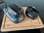 2x Bosch accu 18V 1,5Ah  incl snellader, Ophalen of Verzenden, Gebruikt