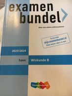 havo Wiskunde B 2023/2024 examen bundel, Ophalen, Zo goed als nieuw, HAVO, Nederlands