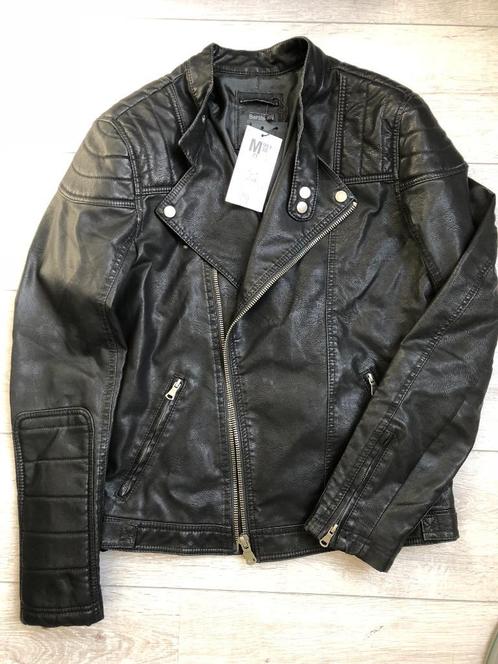 Mooie Bershka heren kunst leren jas maat M, Kleding | Heren, Jassen | Zomer, Nieuw, Zwart, Ophalen of Verzenden