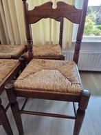 Stoelen,  4 stuks eiken met prachtige rieten zitting, Ophalen