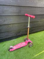 roze Microstep met lichtjes in de wielen, Fietsen en Brommers, Steps, Ophalen of Verzenden, Gebruikt, Gewone step