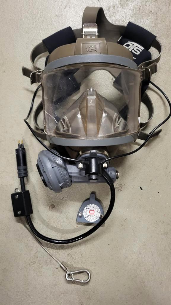 Interspiro AGA volgelaatsmasker duik masker FFM Zonder OTS, Watersport en Boten, Duiken, Gebruikt, Overige typen, Verzenden