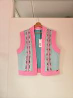Gilet dames, maat M. Nieuw. (Blauw/roze), Maat 38/40 (M), Blauw, Nieuw, Ophalen of Verzenden