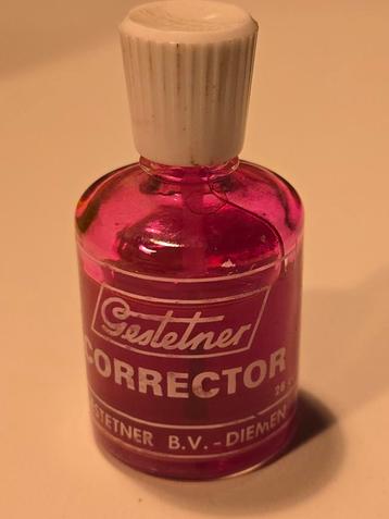 Flesje Gestetner Corrector, een correctievloeistof Diemen beschikbaar voor biedingen