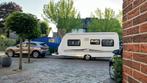 Hobby De Luxe 460 UFE, 2012 met o.a. mover en fietsendrager, Caravans en Kamperen, Caravans, Rondzit, Hobby, Particulier, 5 tot 6 meter