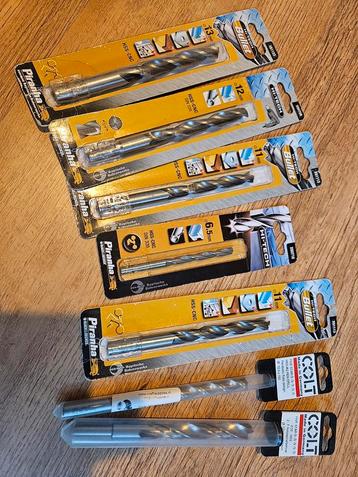 Diverse boren  beschikbaar voor biedingen