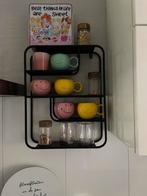 Zwart hang kastje, Huis en Inrichting, Woonaccessoires | Wandplanken en Boekenplanken, Ophalen, Zo goed als nieuw