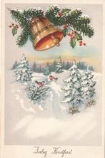 KERST BEL HULS JAREN 50 ZEER MOOIE OUDE KAART. KK832, Verzamelen, Verzenden, 1940 tot 1960, Ongelopen, Feest(dag)