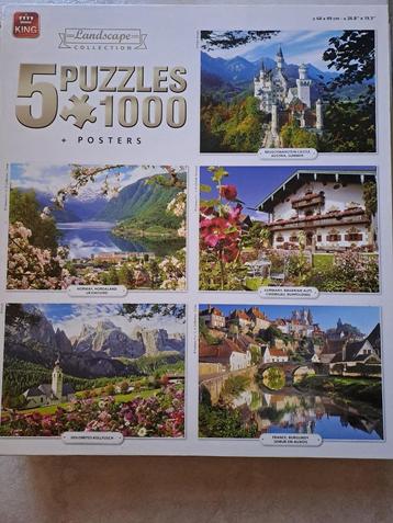 Vijf mooie legpuzzels beschikbaar voor biedingen