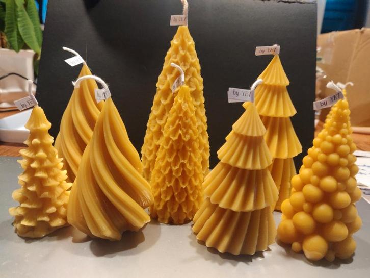 100%bijenwas kaars, Huis en Inrichting, Woonaccessoires | Kandelaars en Kaarsen, Nieuw, Minder dan 25 cm, Overige materialen, Ophalen