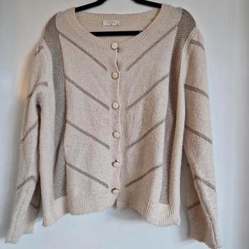Meïsie beige/zand vest maat M beschikbaar voor biedingen