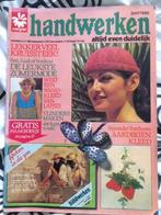tijdschrift margriet handwerken (later steek) juni 1980, Boeken, Ophalen of Verzenden, Gelezen, Damesbladen