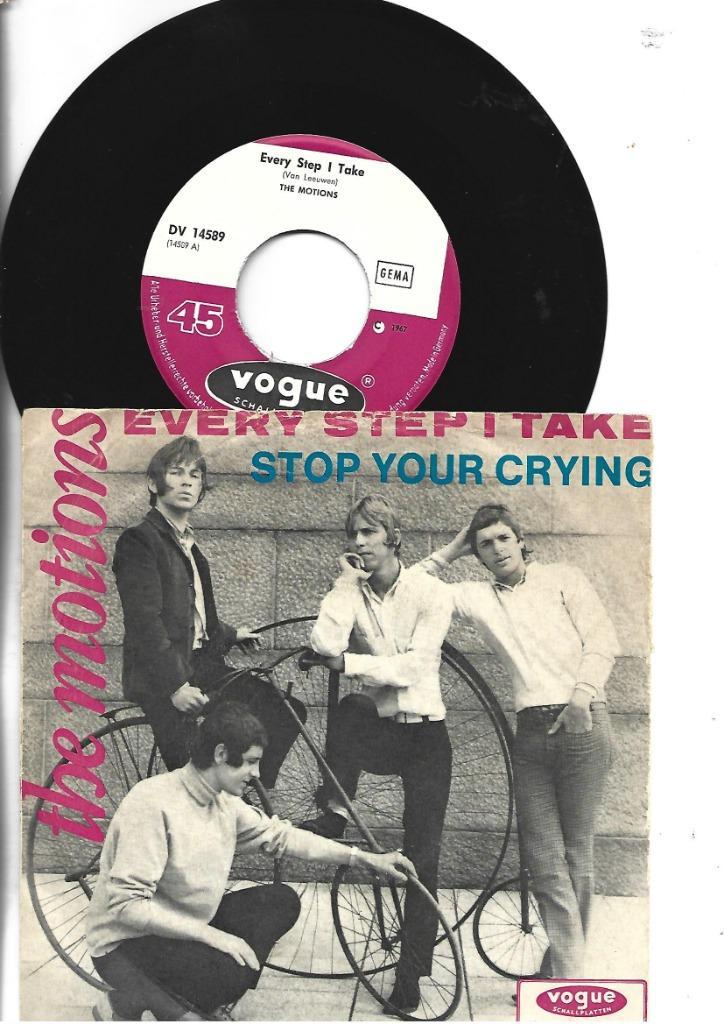 THE MOTIONS SINGLE 7" EVERY STEP I TAKE - 1966, Cd's en Dvd's, Vinyl Singles, Gebruikt, Single, Pop, 7 inch, Ophalen of Verzenden