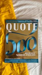 Quote 500 2023, Boeken, Tijdschriften en Kranten, Ophalen of Verzenden, Zo goed als nieuw