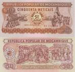 MOCAMBIQUE 1986 50 meticais #125 UNC, Postzegels en Munten, Bankbiljetten | Afrika, Overige landen, Verzenden