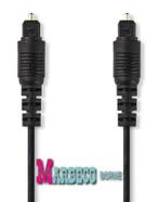 Optische Audiokabel TosLink Male, 2 meter, Glasvezel, Ophalen of Verzenden, Nieuw, 2 tot 5 meter, Optische kabel