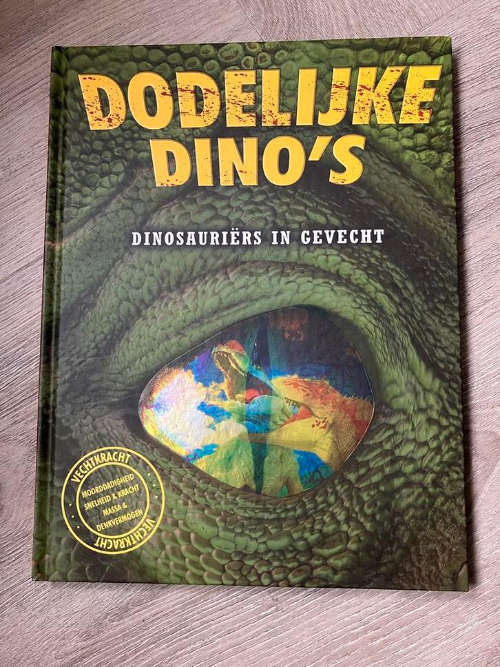 Dodelijk Dino's - Dinosauriers in gevecht, Boeken, Kinderboeken | Jeugd | onder 10 jaar, Zo goed als nieuw, Non-fictie, Ophalen of Verzenden