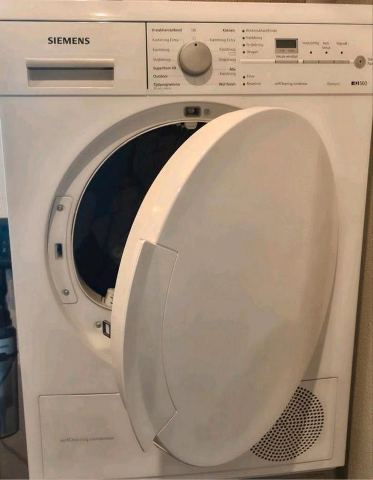 Mooie energiezuinige Siemens warmtepompdroger, Witgoed en Apparatuur, Wasdrogers, Gebruikt, Condens, Voorlader, 8 tot 10 kg, 85 tot 90 cm
