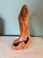 Prachtig handgesneden houten beeld van Guanyin, Antiek en Kunst, Kunst | Beelden en Houtsnijwerken, Ophalen of Verzenden