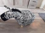 Super leuke poef in de vorm van een zebra, Huis en Inrichting, Ophalen, Minder dan 50 cm, Rond, Minder dan 50 cm