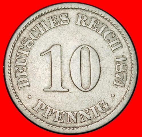 Ⰶ  EAGLE (1873-1889): GERMANY 10 PFENNIGS 1874A PRUSSIA! WIL, Postzegels en Munten, Munten | Europa | Niet-Euromunten, Losse munt
