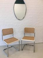 2 Marcel Breuer stoelen. Thonet uitvoering., Huis en Inrichting, Stoelen, Ophalen of Verzenden, Bruin, Zo goed als nieuw
