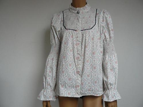 NOTES de NORD blouse romantisch pastel bloemen 42 zga NIEUW, Kleding | Dames, Blouses en Tunieken, Zo goed als nieuw, Maat 42/44 (L)