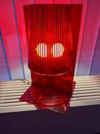 Kartell Tafellamp, Model “Take”, Ferruccio Laviani, rood, Kunststof, Ophalen of Verzenden, Zo goed als nieuw, Modern