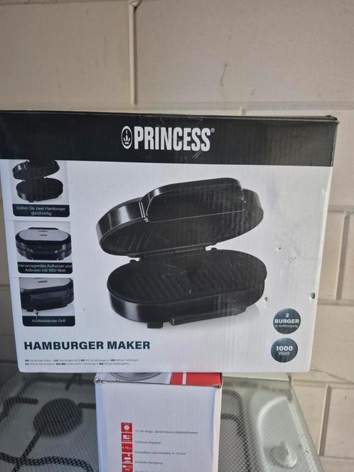 Princess Hamburger Maker - Nieuw, Witgoed en Apparatuur, Contactgrills, Nieuw, Ophalen of Verzenden