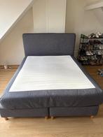 IKEA Divan Bed 160200 – Dark Grey, Huis en Inrichting, Ophalen, Gebruikt, Tweepersoons, 200 cm