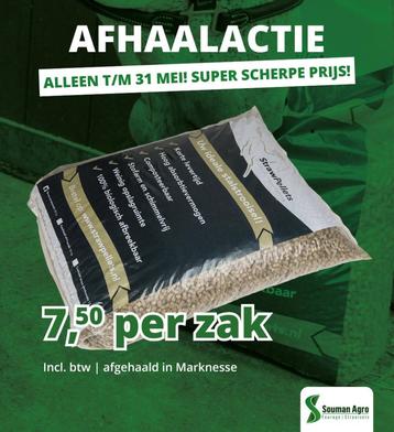 Afhaalactie: Strokorrels beschikbaar voor biedingen