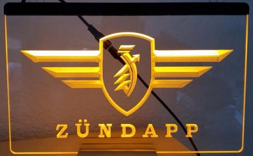 ZÜNDAPP 3D ledverlichting lamp lichtbak, Verzamelen, Merken en Reclamevoorwerpen, Nieuw, Lichtbak of (neon) lamp, Ophalen of Verzenden