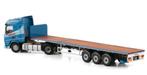 WSI DAF XF 4X2 + VLAKKE TRAILER - VAN DER WERF, Hobby en Vrije tijd, Modelauto's | 1:50, -, -, Nieuw, Ophalen of Verzenden
