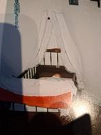 Ledikant hemeltje sluier met twee doops kleden, Ophalen of Verzenden, Zo goed als nieuw, Ledikant