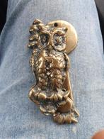 Bronzen Uil Decoratie deurklopper, Antiek en Kunst, Ophalen of Verzenden