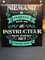 Instructeur Tegeltje Kadotip Rijbewijs, Ophalen of Verzenden, Zo goed als nieuw