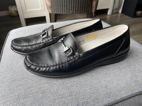 INSTAPPERS zwart van WALDLAUFER mt 44 - wijdte H - WD014, Kleding | Dames, Schoenen, Zo goed als nieuw, Instappers, Zwart, Ophalen of Verzenden